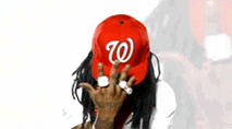 Lil Wayne Hiding GIF