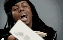 Lil Wayne Making It Rain GIF