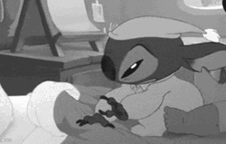 Lilo And Stitch Cute Sleep Hug GIF