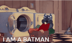 Lilo And Stitch Funny Batman Laundry  GIF