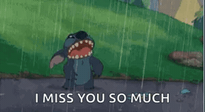 Lilo And Stitch Standing On Wooden Deck GIF
