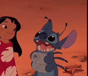 Lilo And Stitch Talking GIF