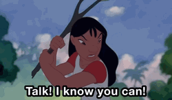 Lilo Talk I Know You Can GIF