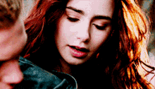 Lily Collins Back Hugging A Guy GIF