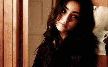 Lily Collins Smiling At A Man GIF
