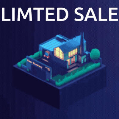 Limited Sale Advertisement With Building GIF