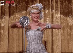 Lina Lamont Performance Singing In The Rain GIF