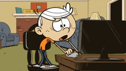 Lincoln Loud PC Rage GIF