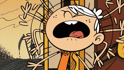 Lincoln Loud Screaming GIF