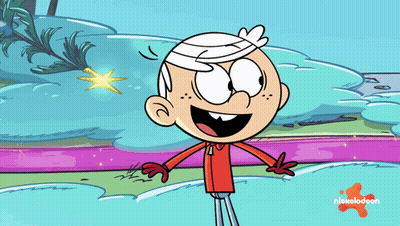 Lincoln Loud Standing In Water GIF