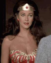 Linda Carter Wonder Woman Smile GIF