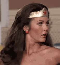 Linda Carter Wonder Woman Tired GIF