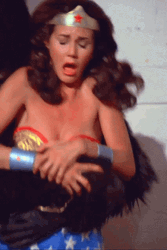 Linda Carter Wonder Woman Virsus Gargantua GIF
