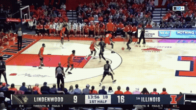 Lindenwood Vs Illinois Basketball Game GIF