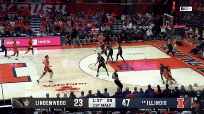 Lindenwood Vs Illinois Basketball GIF