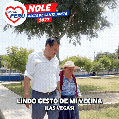 Lindo Gesto De Mi Vecina Las Vegas Poster Man Walking With Elderly Woman GIF