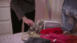 Lindsay Bluth Packing Bags GIF