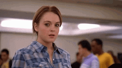 Lindsay Lohan No Thank You Reaction GIF