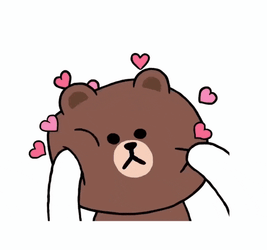 Line Friends Brown GIF