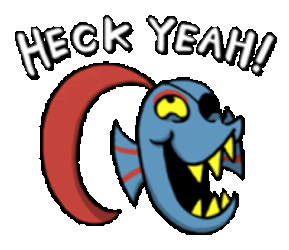 Line Sticker Heck Yeah Sticker GIF