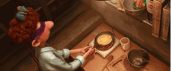 Linguini Cooling Ratatouille GIF