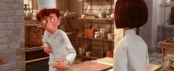 Linguini Flirting Ratatouille GIF