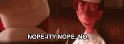 Linguini Saying No Ratatouille GIF