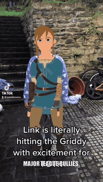 Link Hitting The Griddy GIF