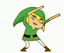 Link Legend Of Zelda Cartoon Dancing Adventure Time