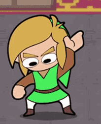 Link The Legend Of Zelda Animated Funny Dance