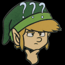 Link The Legend Of Zelda Asking Confused