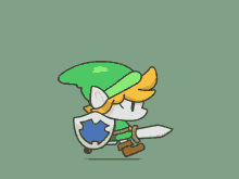 Link The Legend Of Zelda Cartoon Cute Warrior