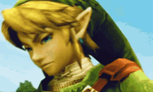 Link The Legend Of Zelda Game Side View