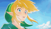 Link The Legend Of Zelda Looking Far Ocean  GIF