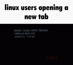 Linux Users New Tab