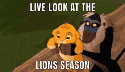 Lion And Baboon From The Lion King Standing Together GIF
