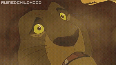 Lion Face With Ruinedchildhood GIF