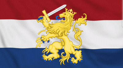 Lion Holding Sword and Crown Flag