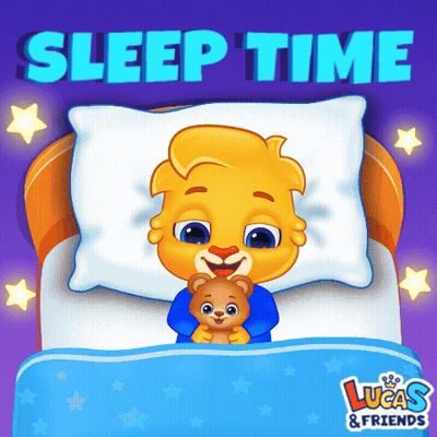 Lion Holding Teddy Bear Lucas & Friends GIF