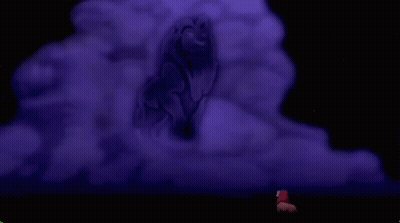 Lion In Purple Smoke Lion King GIF