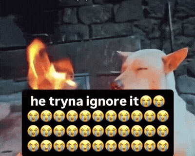 Lion Jumping Over Rock Saying Samee Rtxt GIF