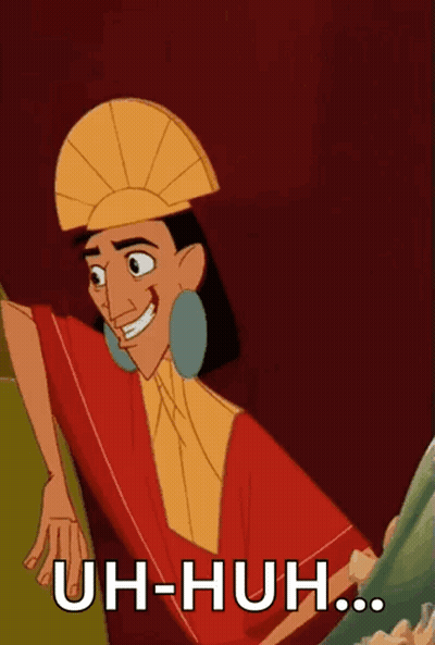 Lion King Emperor Says Uh-Huh GIF