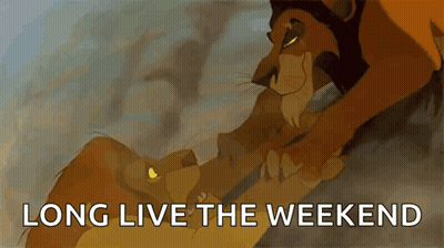 Lion King Lion Cub Long Live The Weekend GIF