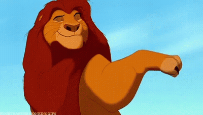 Lion King Lion Smiling And Dancing GIF