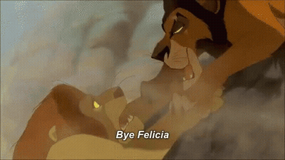 Lion King Saying Bye Felicia GIF