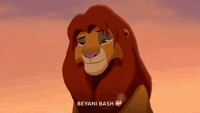 Lion King Smiling With Beyani Bash GIF