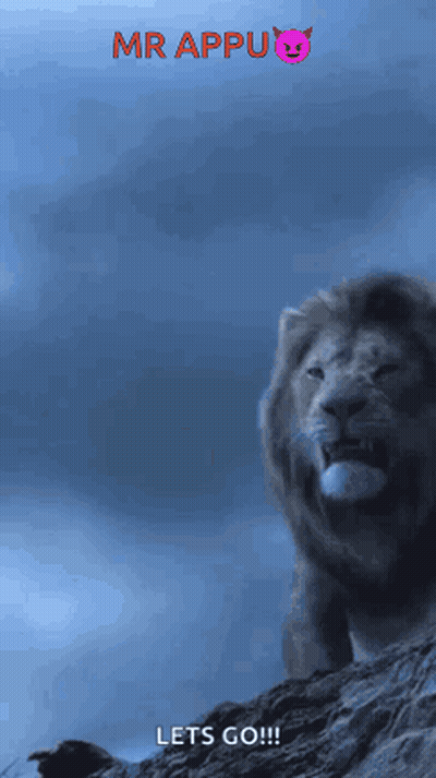 Lion Lets Go GIF