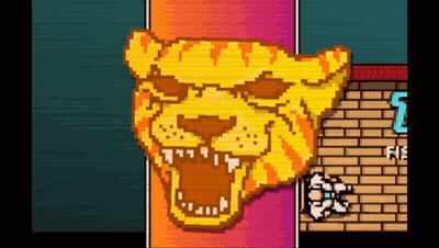 Lion On Pink Background With Tik Tok GIF
