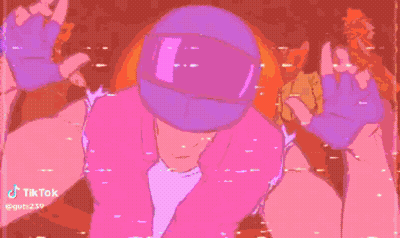 Lion On Pink Background With Tik Tok GIF
