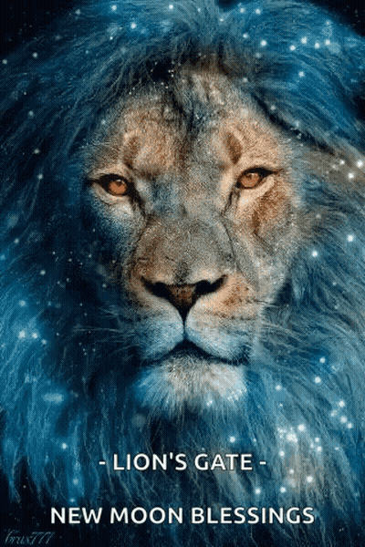 Lion's Gate New Moon Blessings GIF